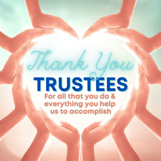 Thank You to our Trustee Volunteers