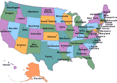 50 States of the United States Information