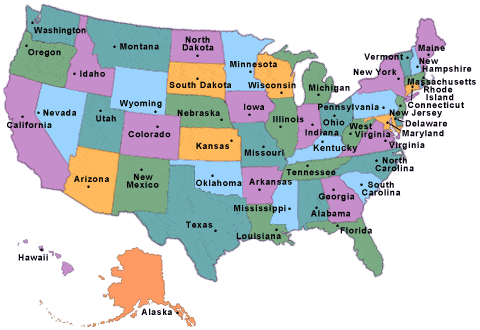 50 States of the United States Information