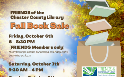 The FRIENDS of the Chester County Library Fall Book Sale