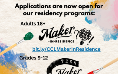 Open Call for Creatives for our Maker and Teen-Maker in Residence Programs