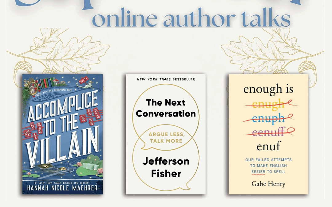 September Virtual Author Talks