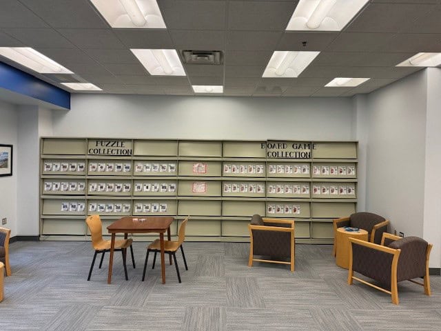 Puzzle and Board Game collection at the Henrietta Hankin Branch