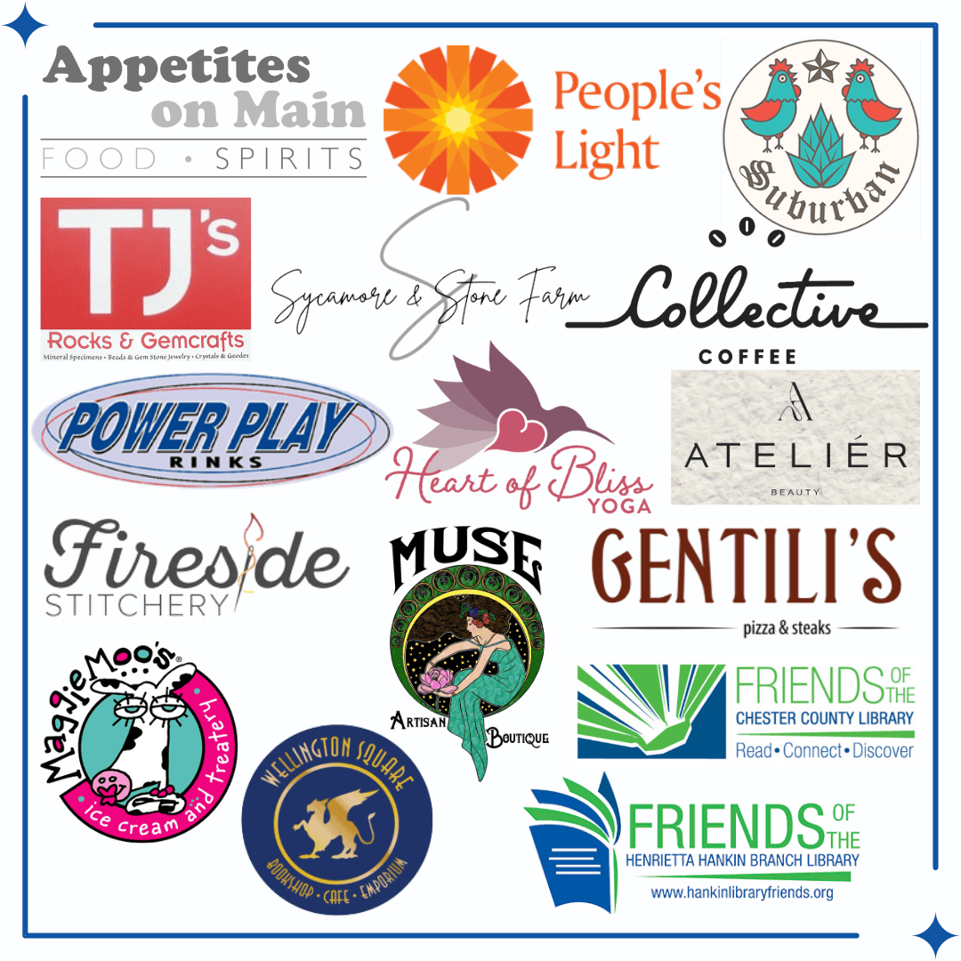 logos for Adult Summer Reading Sponsors