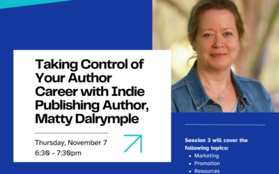 Virtual: Take Control of your Author Career with Matty Dalrymple