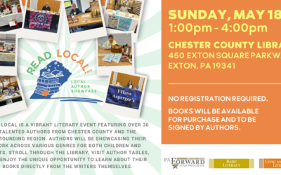 Chester County Library Will Host Local Author Showcase on May 18th