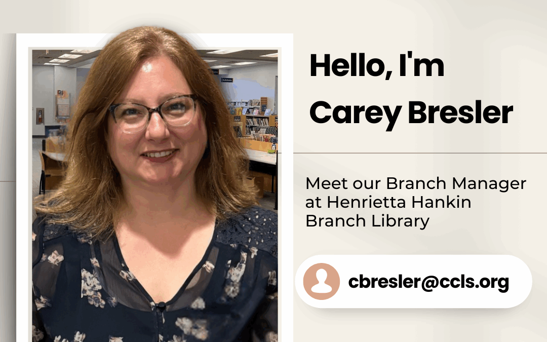 Henrietta Hankin Branch Library Celebrates One Year of Leadership with Branch Manager Carey Bresler