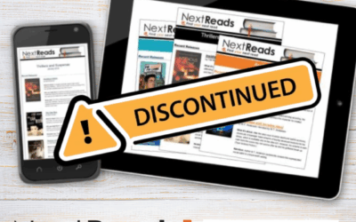 NextReads Newsletter Subscription Ending 10/31