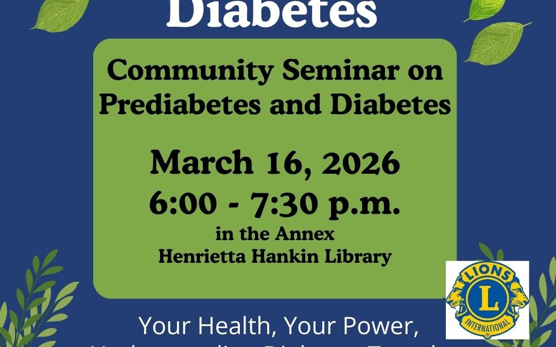 Understanding Diabetes: A Community Seminar on Diabetes & Prediabetes