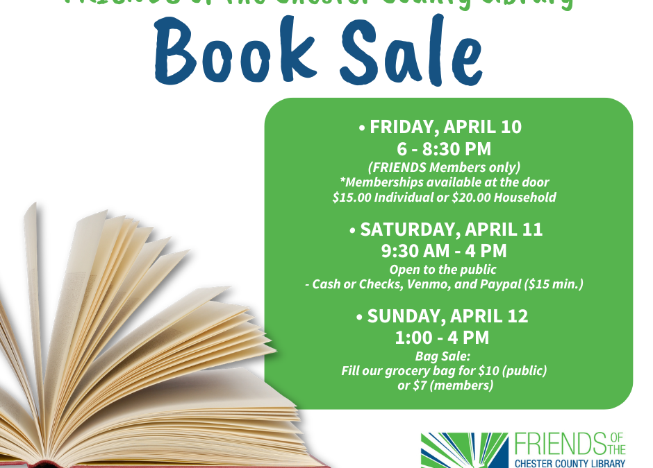 FRIENDS of Chester County Library Spring Book Sale