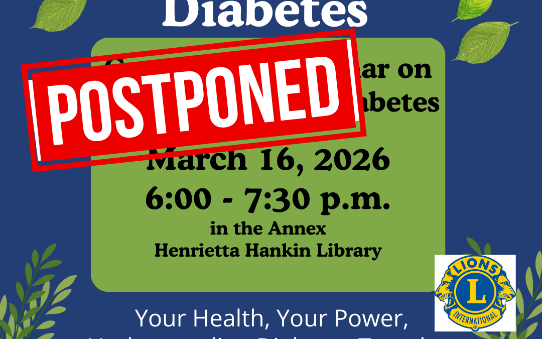 Understanding Diabetes: A Community Seminar