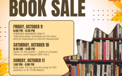 Friends of Chester County Library Fall Book Sale Returns October 9-11, 2026