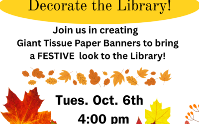 Decorate the Library for FALL!